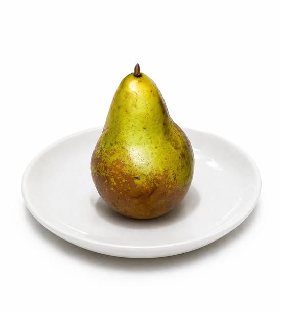 Trompe l'œil poire - Boulangerie Le 111