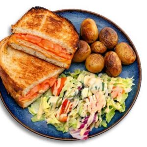 Grilled cheesy toast saumon - Boulangerie Le 111