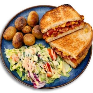 Grilled cheesy toast bacon - Boulangerie Le 111