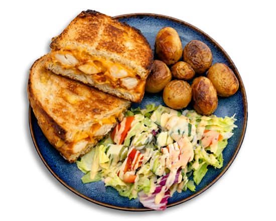 Grilled cheesy toast poulet - Boulangerie Le 111