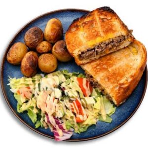Grilled cheesy toast viande hachée - Boulangerie Le 111