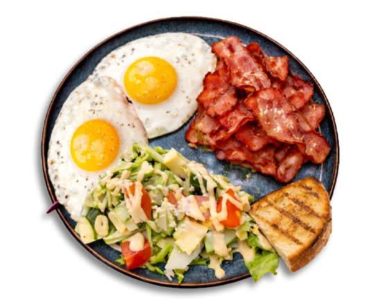 Egg any style bacon de dinde - Boulangerie Le 111